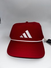 Adidas Men’s Golf Tour Snapback Five-Panel Rope Hat Cap Red IY4400 OSFM $33
