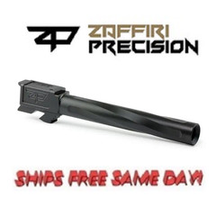 Zaffiri G17L (LONG) Barrel, Flush and Crown, Black Nitride NEW! # ZP.17LBBN