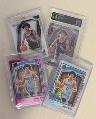 Jaylen Wells Rookie Card White Sparkle Prizm & Snakeskin / Rated Rookie x2 SSP