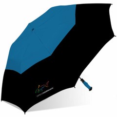 Greg Norman Shark 56″ Double Canopy Folding 2-Person Umbrella WC