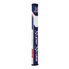 Super Stroke Traxion FLATSO 1.0 Putter Grip (Red / White / Blue)