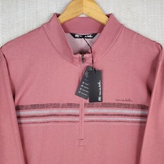 TRAVIS MATHEW NEW $135 Size 2XL Mens 1/4 Zip Pullover Performance Golf Berry Red