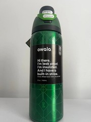 Green Owala Wicked For Good Elphaba 32oz Freesip Water Bottle FreeShipp