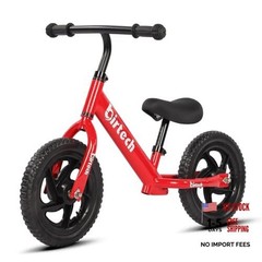 Balance Bike for 2-5 Years Old Kids 12 Inch Toddler Balance Bike Kids red