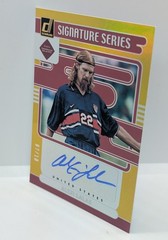 Donruss Road to Qatar 2021-22 Alexi Lalas Signature Series Gold SSP /10 Team USA