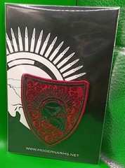 RARE MODERN ARMS QUILTED SERIES SPARTAN SKULL SHIELD MORALE PATCH