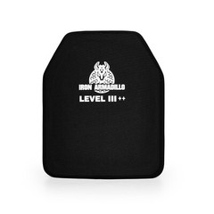 IRON ARMADILLO® LVL 3++ Ceramic Rifle Armor Plate 10×12 stop 7.62x54R 1PC