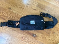 Vintage XL Famous Trails San Diego, California Navy Black Waist Bag Fanny Pack