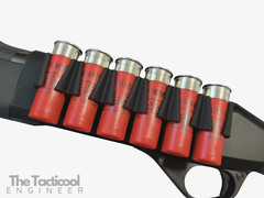 12 Gauge 6x Universal Side Shell Holder for Benelli, Remington, Mossberg Shotgun