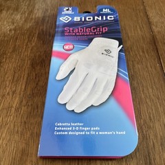 Bionic Stable Grip Golf Glove Ladies Left ML (Right Hand Golfer)