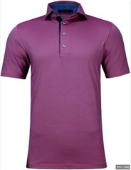 Greyson Men’s Golf Polo Saranac Bittersweet Extra Large XL Red Blue Stripe
