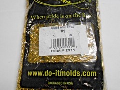 Do-It Brass Wire Sinker eyes Choice of # 1, 2 or 3 sold by 1 pound bags