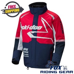 OPEN BOX – Ski-Doo X-Team Jacket Marine Dark Navy & Red – Mens LG – 4409370916