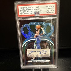 Marjon Beauchamp Rookie Crown Autographs Platinum 1/1