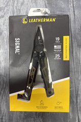 leatherman signal multi-tool Coyote Tan and Black.. 19 Tools
