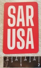 SAR USA Firearms Vinyl Decal Sticker SAR9 CM9 K12 B6 Shot Show OEM Original