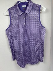 Greg Norman Women’s Size L Sleeveless 1/4 Golf Tennis Pickleball Activewear Top