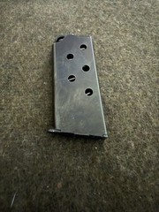 FN Browning Firearms 25ACP 6 Round Magazine Baby Browning Mag Blued