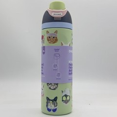 Owala 24 oz FreeSip Water Bottle Cat Collage Catwala Urban Outfitters Exclusive