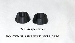 2X ICON 800 lumens Flashlight Base 3D Printed – Harbor Freight Flashlight