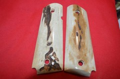 Genuine Sambar Stag 1911 Government Model Grips A Fabulous Pair Custom Made