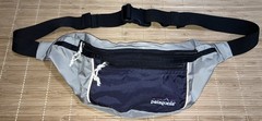 Patagonia Y2K Vintage Waist Pack Fanny Hip Bag Navy & Gray Made In USA