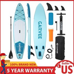 10.6ft Inflatable Stand Up Paddle Boards , Non-Slip EVA Deck ,Stable SUP Board