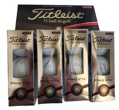 Titleist Pro V1x Golf Balls ( One Dozen ) White 5-6-7-8 NEW
