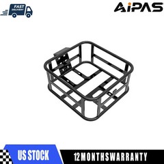 Front Basket Large Storage Basket Black For Aipas Electric Bicycle Bike