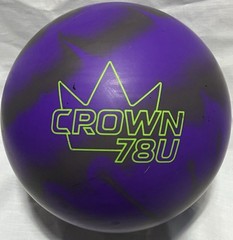 Brunswick Crown 78U 16 lb Bowling ball Used Single Drill
