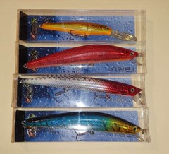 🎣Lot of 4 MAKO Crankbaits 9-14CM / 22-33g Minnow Fishing Lures Hook