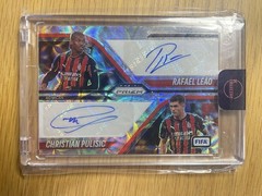 2025-26 Panini Prizm FIFA Christian Pulisic Rafael Leao Dual Auto – DS-ACM