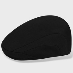 Kangol Men’s Tropic 507 Polyester-Cholorfiber Blend Ivy Cap, Black, Size Options