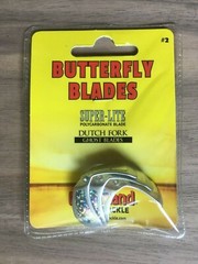 Northland Fishing Tackle – Butterfly Blade – Size #2 – Various Colors Available
