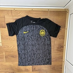 Nike Malaysia National Team Soccer Jersey Mens Medium Black Dri-FIT M