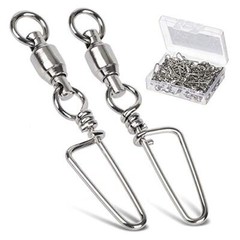 High Strength Fishing Snap Swivels Ball Bearing Swivels Stainless Fishing Swivel