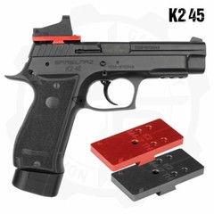 Optic Mount Plate for SAR USA K2 45 Pistols by Galloway Precision