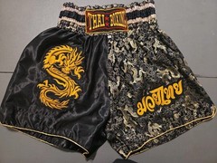 muay thai shorts men Medium Dragon pattern from Thailand Origin.