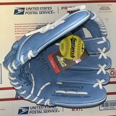 Rawlings GG Elite 12.25″ RHT Softball Glove Leather Pro Design Blue/White NWT