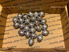 2 oz Egg Sinkers Slip Fishing Weights Choose Qnty 25/50/75/100
