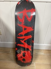 Limited Edition Bam Margera Zero Red Blood Skull Red 8.5 Skateboard deck