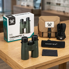 Vortex Binoculars Triumph HD 10×42 with GlassPak Harness Case New In Box