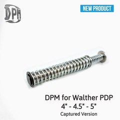 DPM Recoil Reduction Guide Rod Walther PDP 4″/4.5″/5″ BRL Captured System