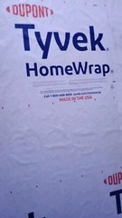 Dupont Tyvek Homewrap 9ft Wide Sheet Order needed Length (Per Foot) By Quantity
