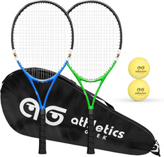 Teen Tennis Racket Set-27 Inch Tennis Rackets for Beginners and Youth Players-Li
