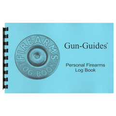 FIREARMS LOG BOOK by Gun-Guides® 8.5″x 5.5″ Record all in one book! NEW 04/23