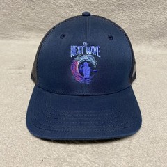 Linksoul Golf Hat Navy Blue Trucker Mesh Snap Back The Next Wave NEW