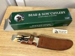 Bear & Son MGC Fixed Blade 9 1/4″ India Stag 577