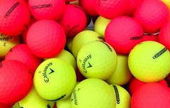 3 Dozen Callaway Superfast Matte – Yellow and Red – 4A/5A