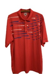 Greg Norman Golf Shirt Mens Size XL Red White and Blue (Shi1402W) spot